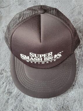Super Smash Bros. Ultimate Black Trucker Hat